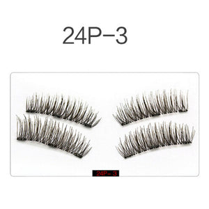 3D Magnetic False Eyelashes - New Easy to Wear Triple Magnets